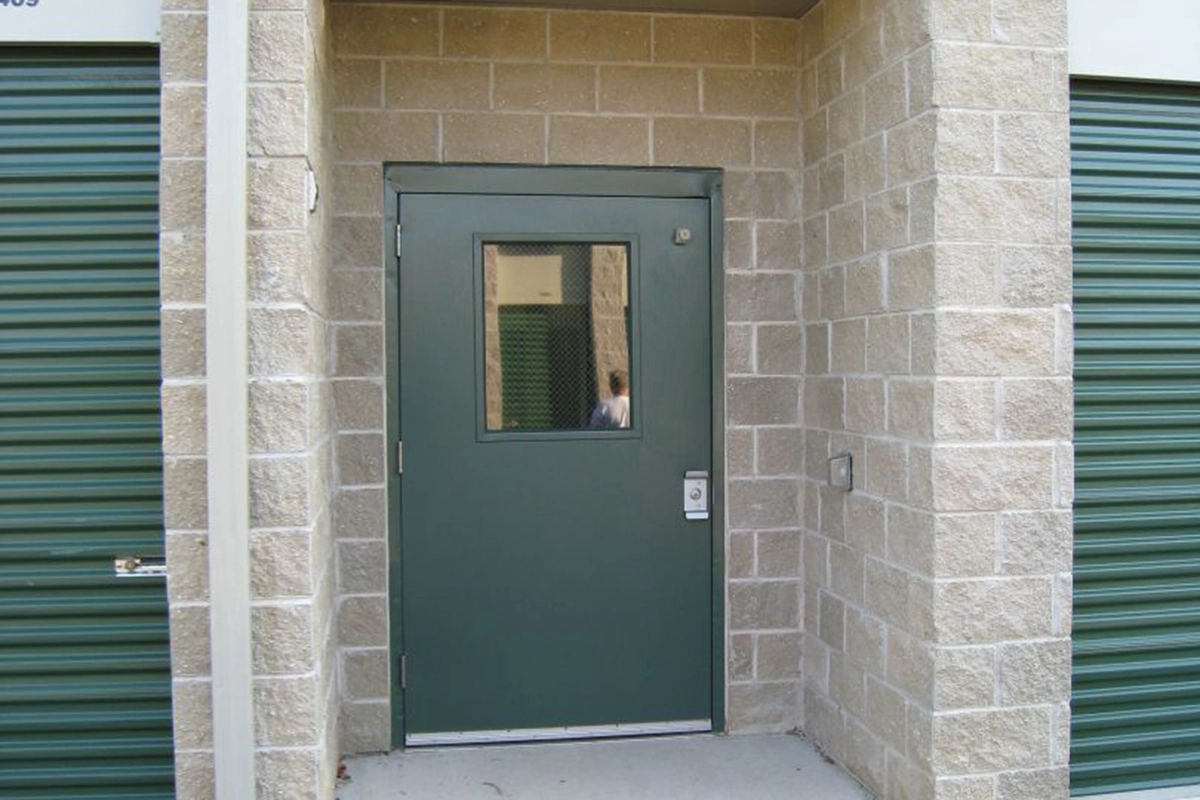 Access Self storage exterior door