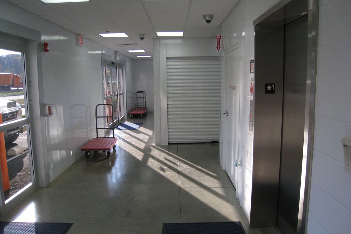 Access self storage building interior