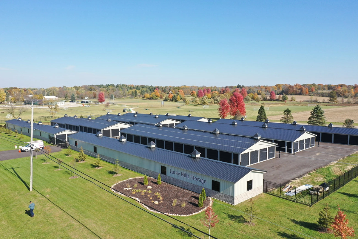 Lucky Hills storage aerial view