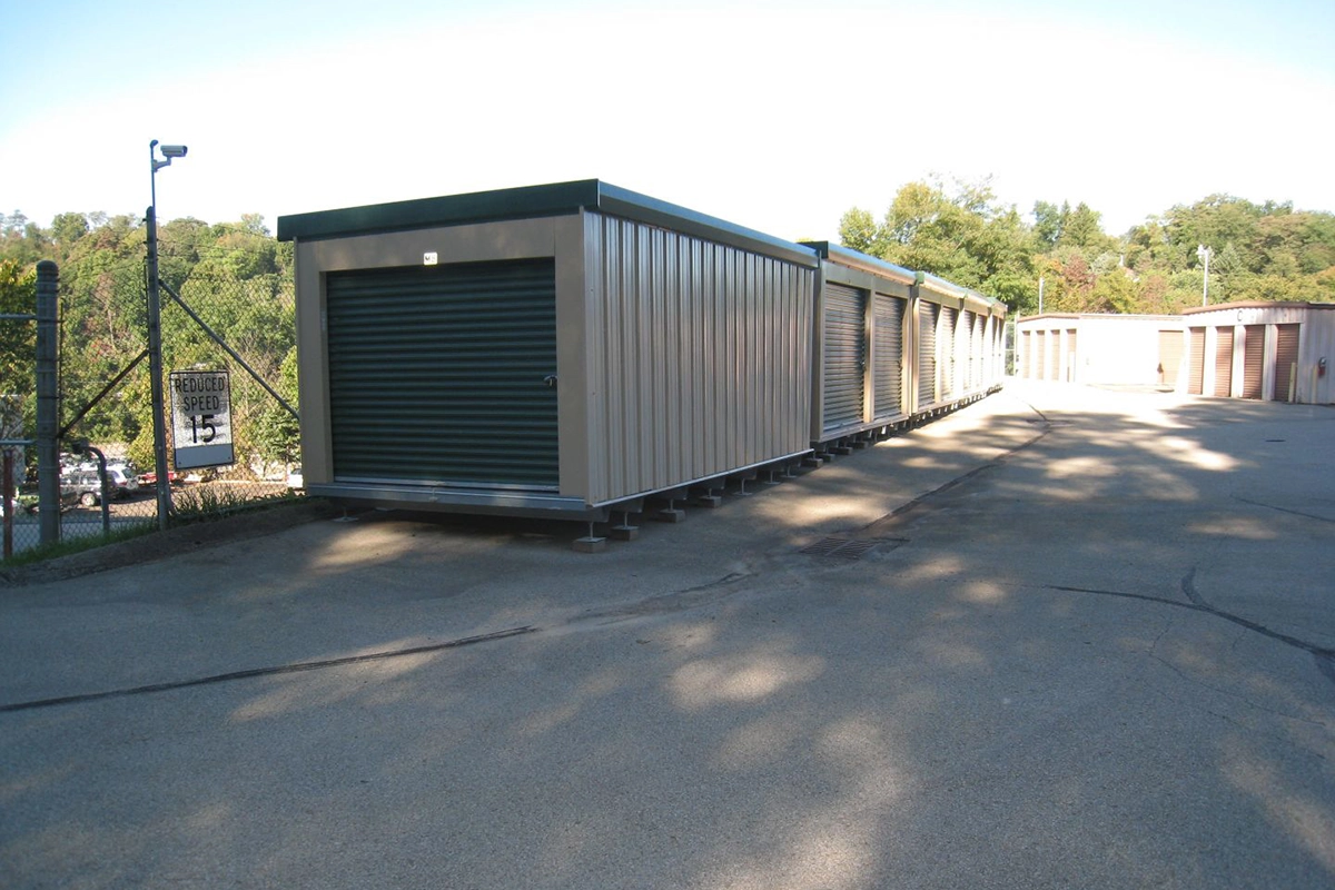 Moore self storage units exterior