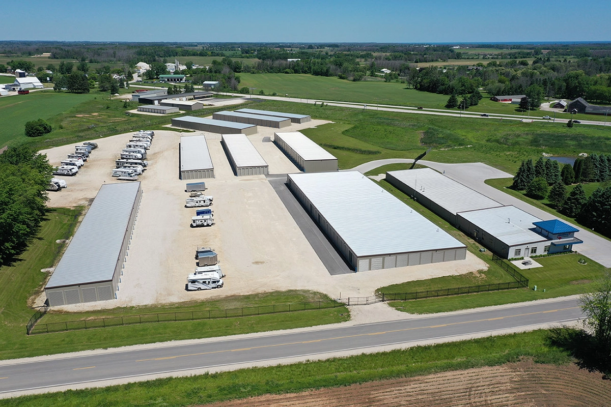 champion storage aerial view