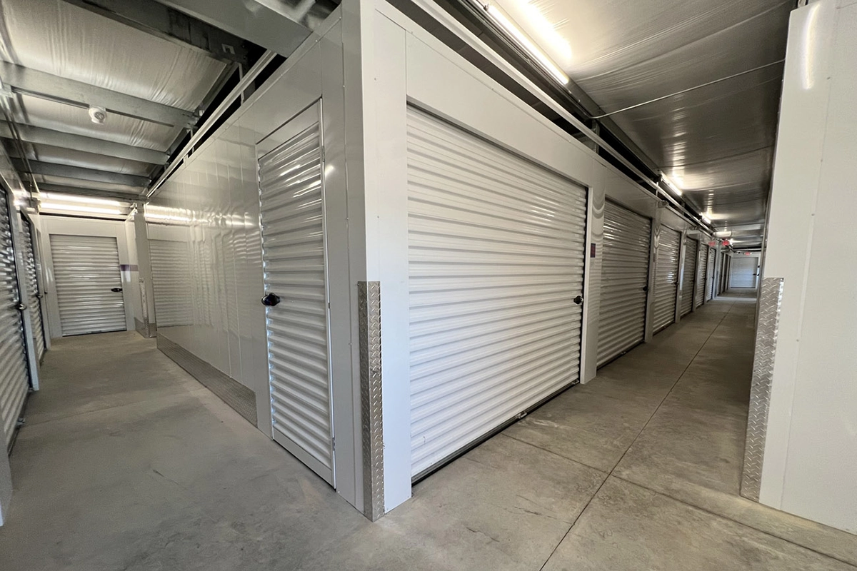 Meadowlark storage building interior