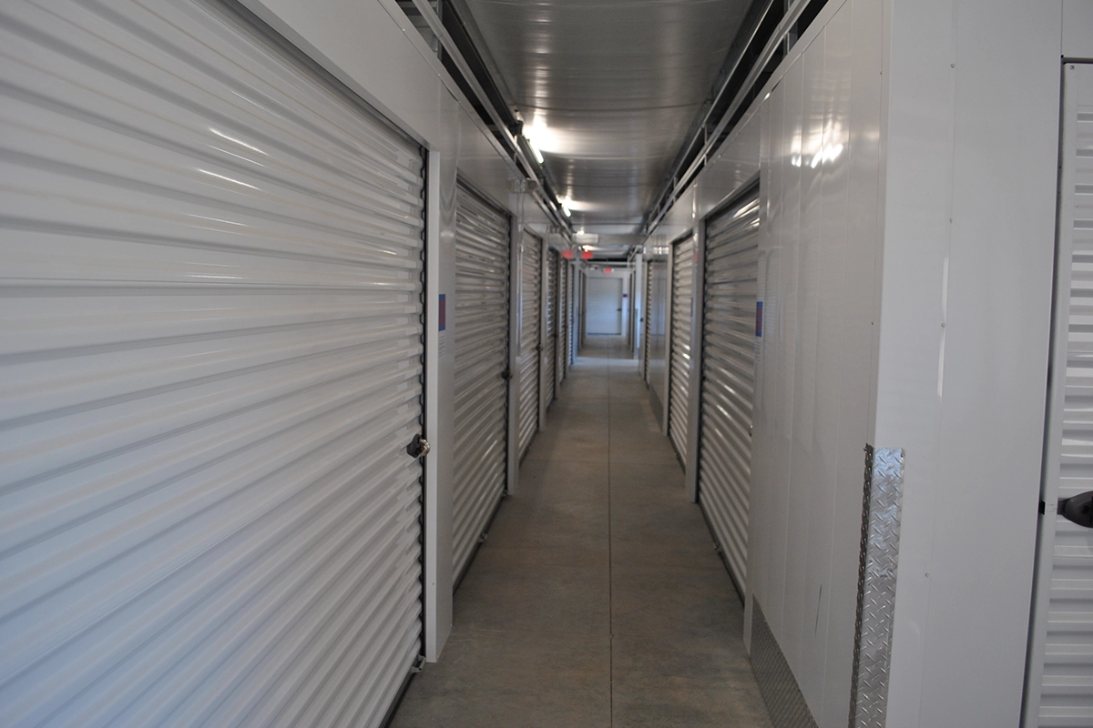 Meadowlark storage building interior