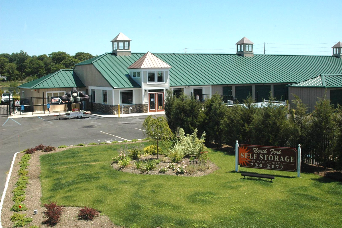 North Fork self storage building exterior