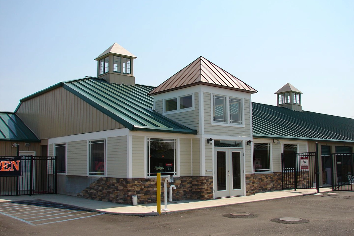 North Fork self storage building exterior