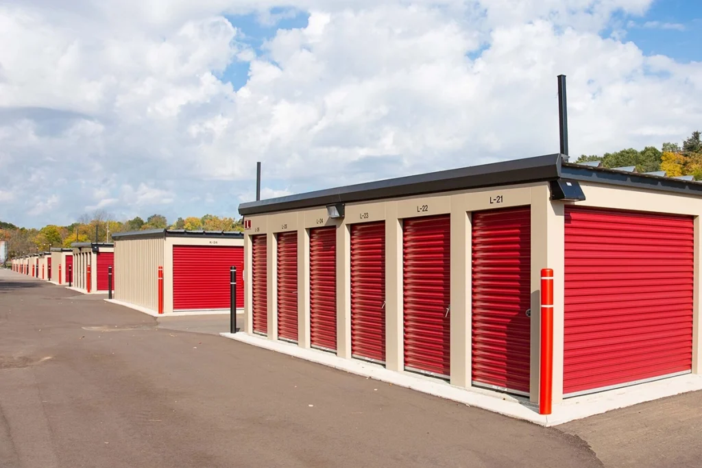 Weathervane self storage units