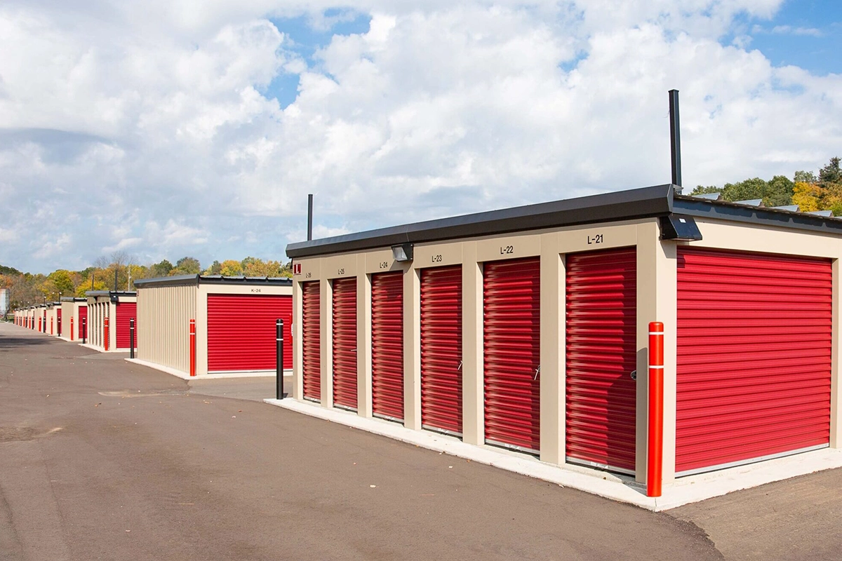 Weathervane self storage units