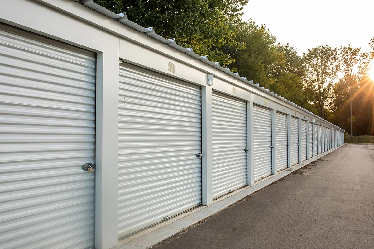 secure storage building exterior