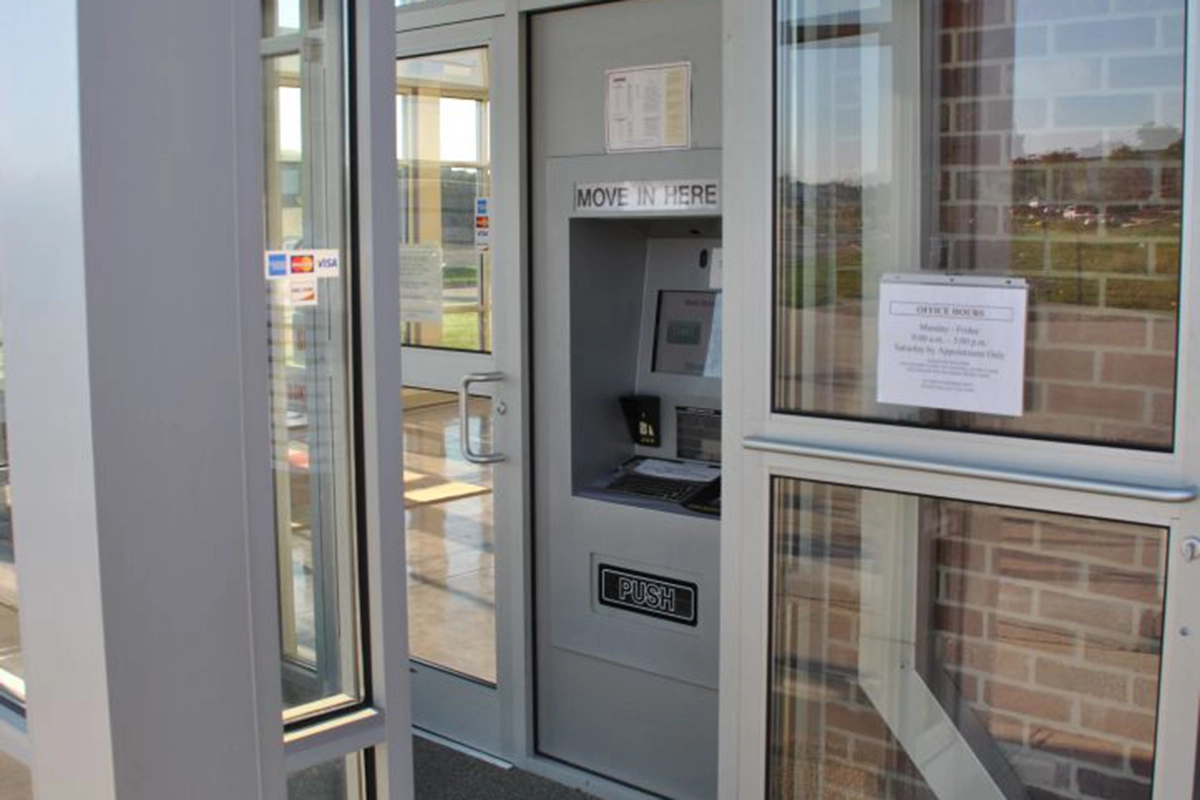 country fair self storage unit kiosk