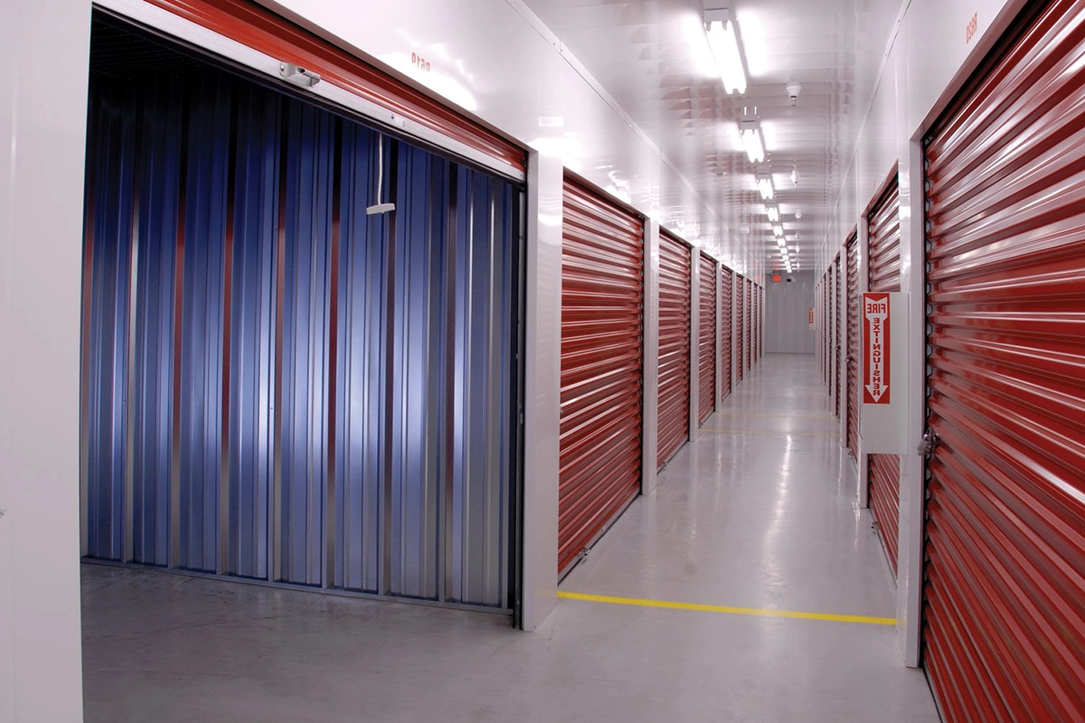 Franklin self storage building interior