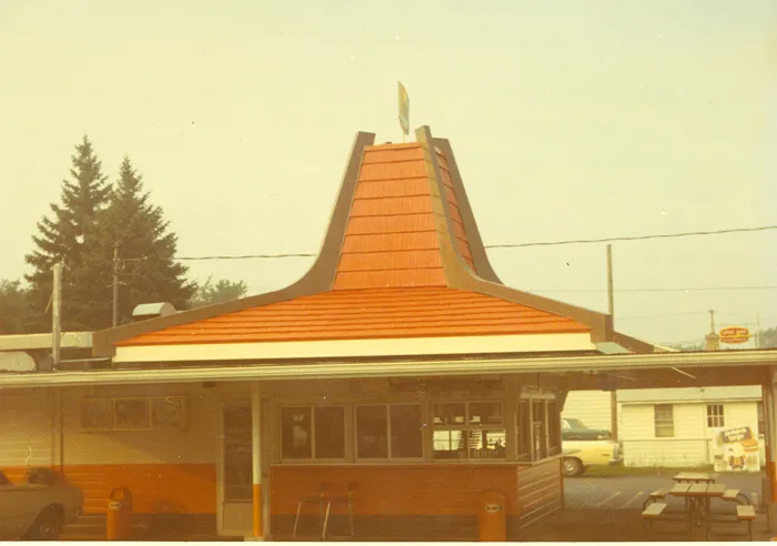 building exterior in 1965