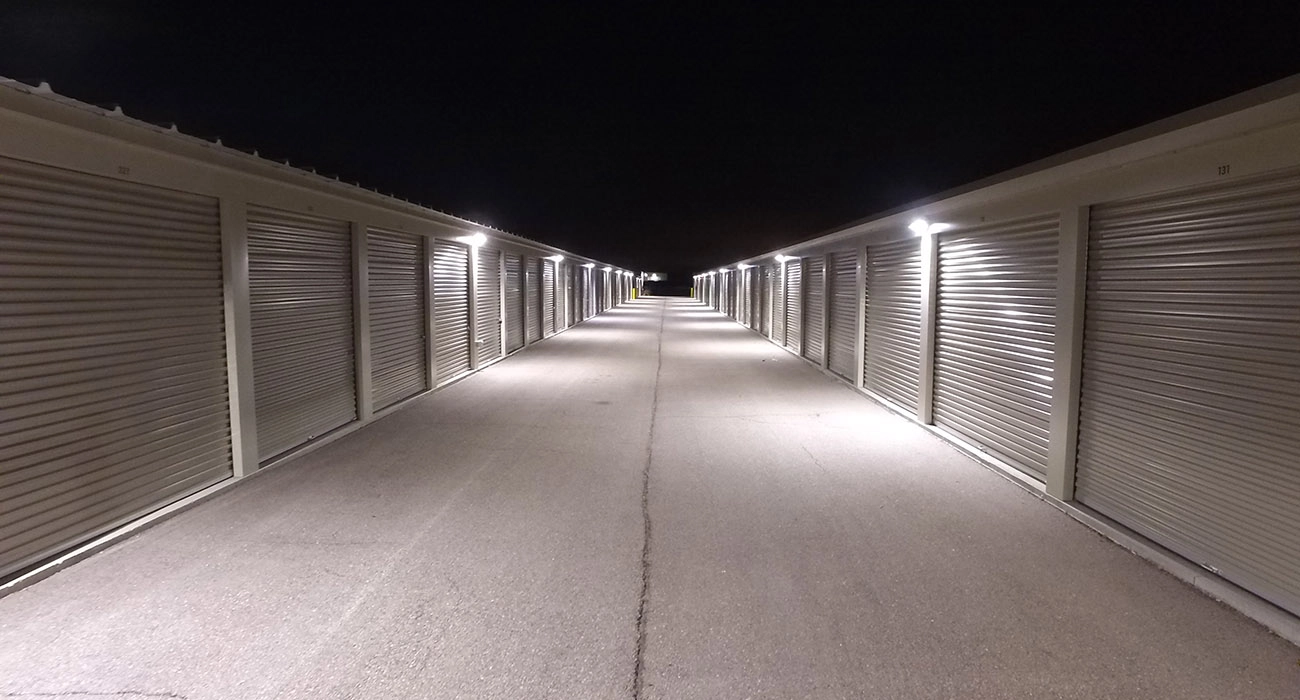 storage units at night