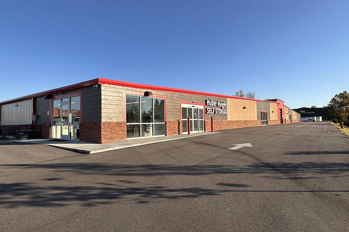 Huber heights self storage facility exterior