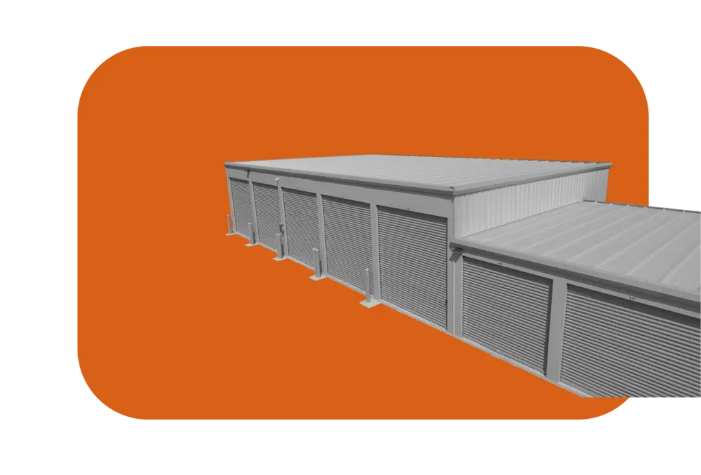 cutout image of storage unit facility